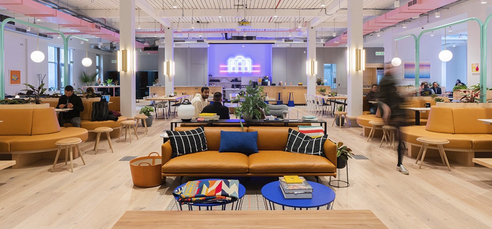 Rapier's London workspace at Aviation House — open‑plan studio with collaboration areas. Photo: Rapier Communications Ltd.